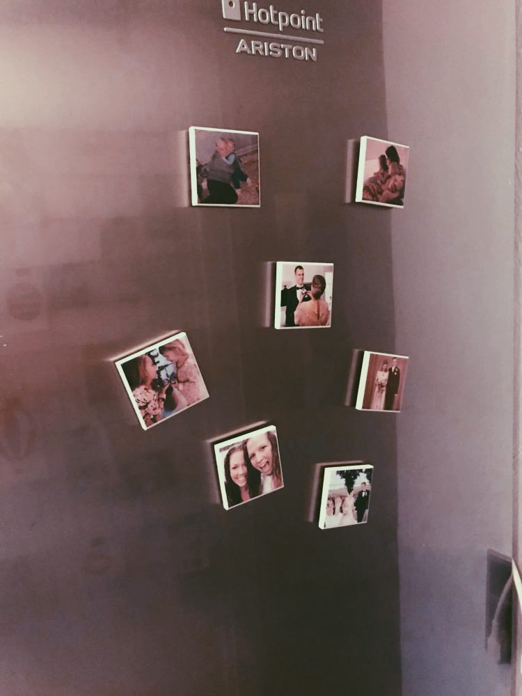 DIY julegave ide - magneter med personlige billeder